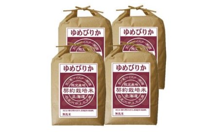 令和5年産【無洗米】5つ星お米マイスターの契約栽培米 ゆめぴりか 20kg(5kg×4袋)【39132】
