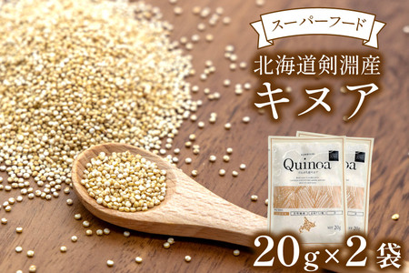 キヌア 20g×2袋 計40g [株式会社ＶＩＶＡマルシェ 北海道 剣淵町 14656368]