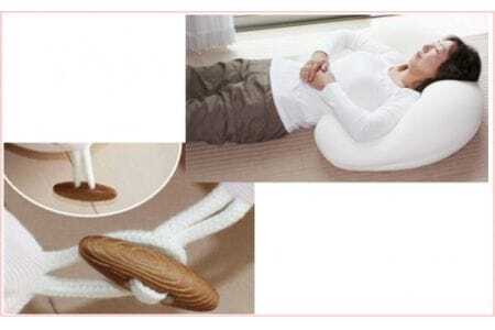 国産 天使の抱き枕 _スモークピンク【G0087】