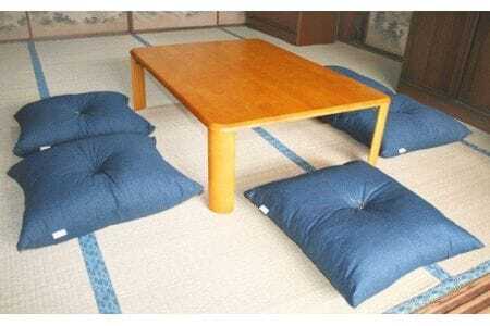 5枚組座布団　和かすり _紺【G0272】