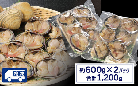 【愛知県三河産】大アサリハーフカット 6個入×2パック_【G0657】