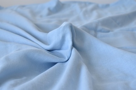 和晒し　ダブルガーゼ掛け布団カバー　ダブルロングサイズ_ブルー【G0210】