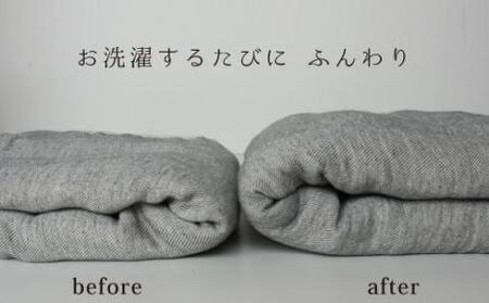 ガーゼケット OMUTI シングルサイズ_デニム【G0302】