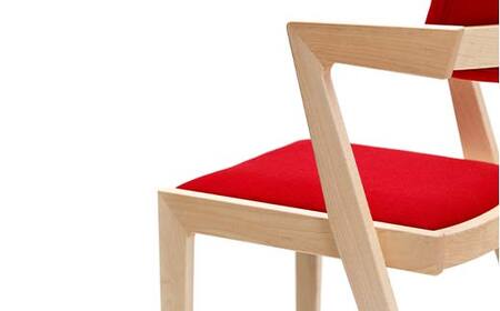 【受注生産】 ISU-WORKS 「MEG」 椅子 チェア HOKKAIDO WOOD F6S-394