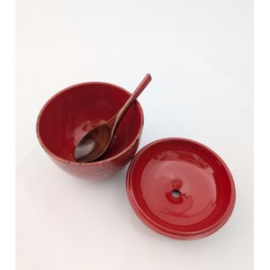 津軽塗 りんごっこ 唐塗赤上【1669536】 | 青森県（県庁） | ふるさと