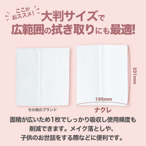 【岩手県】ナクレ ティッシュペーパー(200組)5箱×10パック【1616509】