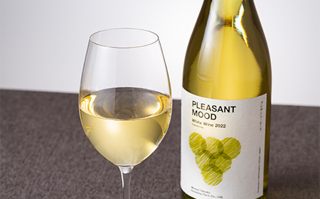 【南東北サンシャインファーム】PLEASANT MOOD White Wine 白ワイン 750ml F2Y-5579