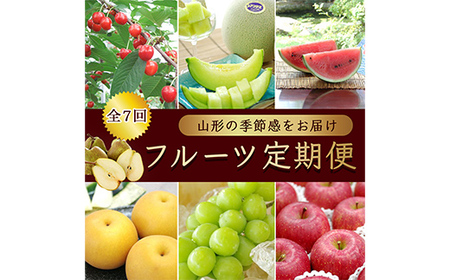 果物の定期便 佐藤錦・メロン・スイカ・和梨・葡萄・洋梨・リンゴ【令和8年発送】 FSY-2305