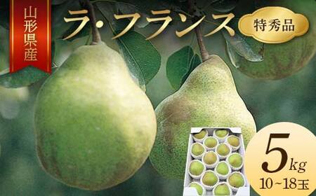 《2026年産 先行予約》山形県産 ラ・フランス 5kg 10～18玉 特秀品 FSY-2135 6,750円