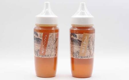 山形県産 非加熱 純粋蜂蜜セット(さくらんぼ、りんご蜜) F2Y-6165