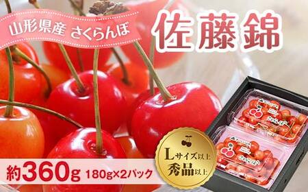 先行予約(令和8年発送) 山形県産 さくらんぼ 佐藤錦 約360g FSY-2296
