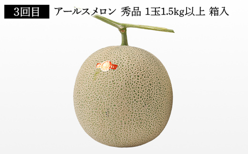 【先行予約】 やまがた旬の定期便【3回】（佐藤錦・白桃・アールスメロン） FSY-2623