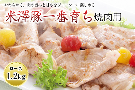 米澤豚一番育ち 焼肉用 F2Y-0645