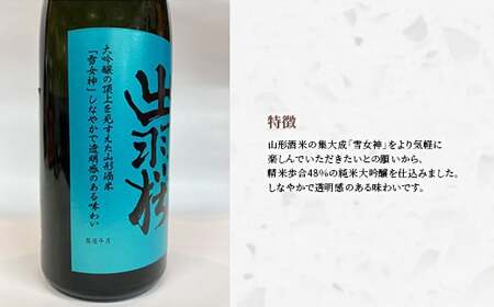 やまがたのお酒を楽しむ出羽桜「雪女神・純米大吟醸」と「つや姫・純米吟醸」 F2Y-4499