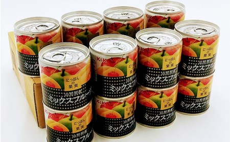 国分 にっぽんの果実 山形県産ミックスフルーツ 缶詰 195g×12缶 F2Y-3717