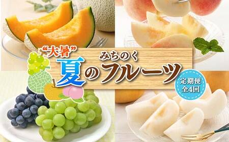 《2026年先行予約》みちのく【大暑】夏のフルーツ定期便 全4回 FSY-2389
