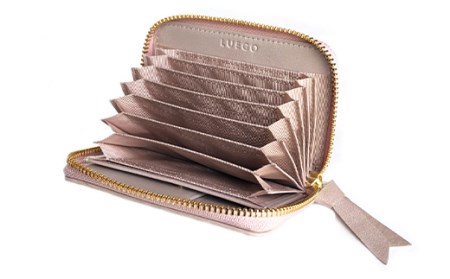 LUEGO Jewel mesh ジュエルメッシュ ジャバラカードケース(ピンク) F2Y-3298 LUEGO Jewel mesh ジュエルメッシュ ジャバラカードケース(ピンク) F2Y-3298