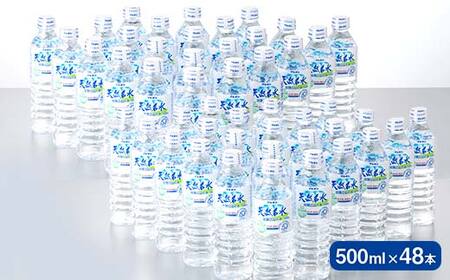 12回定期便【ブルボン】山形県 天然名水 出羽三山の水 500ml×48本 天然水 F2Y-5543