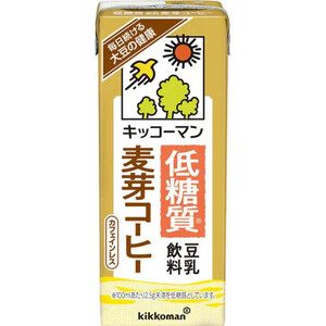 キッコーマンソイフーズ低糖質　 豆乳飲料麦芽コーヒー 200ml×36本_飲料・ドリンク 豆乳 ジュース _【配送不可地域：離島・沖縄県】【1389486】