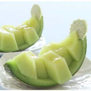 【令和5年 品質優良賞受賞】果汁たっぷり春メロン 茨城県産アンデスメロン【特秀】2玉_果物・フルーツ メロン  めろん_【配送不可地域：離島・沖縄県】【1592819】