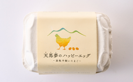 天馬夢のハッピーエッグ　6個_卵・乳製品 卵  たまご タマゴ 玉子_【配送不可地域：離島・沖縄県】【1594978】