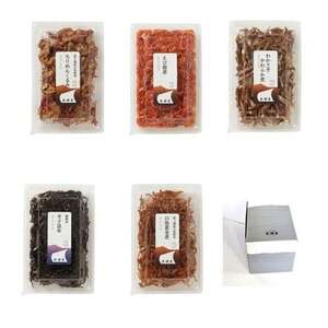 【湖の幸・海の幸】霞ヶ浦と国内原料を使った佃煮5種セット 化粧箱入り_魚介・海産物 しらす・ちりめん  シラス チリメン  魚介・海産物   _【配送不可地域：離島・沖縄県】【1619906】