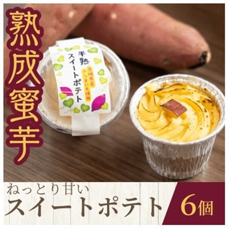 熟成蜜芋 ねっとり甘い 半熟スイートポテト120g×6個【配送不可地域：離島・沖縄県】【1618095】