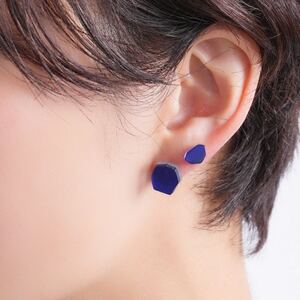 ornament ピアス(フル―) ブルー 1対【1473483】