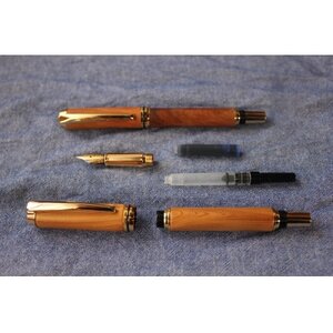 【ハンドメイド】日光杉並木「手作り万年筆」:銘『長命四百年』【1568938】