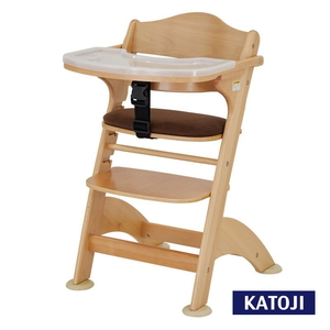 ベビーチェアファニカ (ブラウン) テーブルカバー付｜カトージ KATOJI 子ども 椅子 ブランド 子育て 家具 おしゃれ 赤ちゃん ベビー 子供 安全 ハイチェア 子供用 キッズ イス 椅子 お食事 ダイニング 高さ調整 ベビーチェア ブラウン 茶色 テーブルカバー カバー [0477]