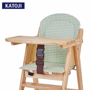 日本製 折りたたみチェアクッション(グリーンチェック)｜カトージ KATOJI ブランド 子育て 子ども 子供 赤ちゃん ベビー マット かわいい チェック 洗濯可 ベビー用品 ハイチェア 折りたたみチェア イス クッション ベビーチェア チェアクッション [0505]