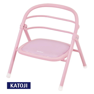 折りたたみパイプイス ピンク｜カトージ KATOJI ブランド ベビー用品 ベビーチェア 赤ちゃん 椅子 イス 出産祝い 出産祝 ギフト プレゼント 新生活 コンパクト 男の子 女の子 [0551]