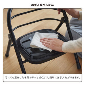 折りたたみパイプイス NewYork・Baby ホワイト｜カトージ KATOJI ブランド ベビー用品 ベビーチェア 赤ちゃん 椅子 イス 出産祝い 出産祝 ギフト プレゼント 新生活 コンパクト 男の子 女の子 [0553]