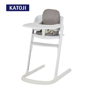 ウッドグローイングチェア マット付 ホワイト｜カトージ KATOJI ブランド ベビー用品 ベビーチェア ダイニング イス 高さ調整 おしゃれ かわいい 家具 子育て 子ども 子供 赤ちゃん [0555]