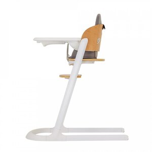 ウッドグローイングチェア マット付 ホワイト＆ナチュラル｜カトージ KATOJI ブランド ベビー用品 ベビーチェア ダイニング イス テーブル付 高さ調整 おしゃれ かわいい 家具 子育て 子ども 子供 赤ちゃん [0556]