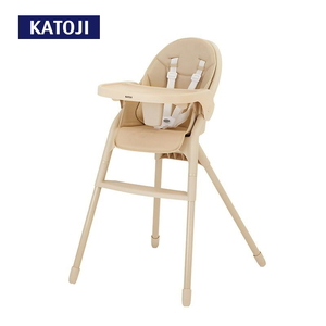 ベビーチェア ムース キャラメル｜カトージ KATOJI ブランド ベビー用品 ベビーチェア ハイチェア ダイニング イス テーブル付 折りたたみ おしゃれ かわいい 家具 子育て 子ども 子供 赤ちゃん [0558]