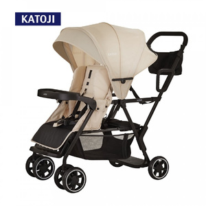 ベビーカー 二人でゴー ベージュ｜カトージ KATOJI ブランド ベビー用品 ベビーカー 二人乗り 子育て 子ども 子供 赤ちゃん [0561]