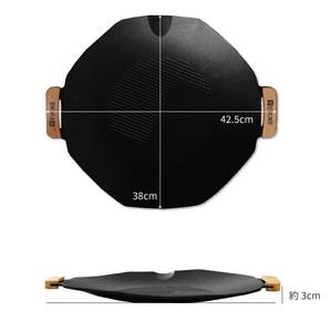 MULTIGRILL PLUS＋マルチグリドル 鉄板(ブラック)[EVOKE／イヴォーグ公式]｜アウトドア 防災 キャンプ用品 [0610]