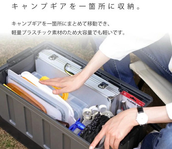 TANKER タンカー キャンプ 収納ボックス(チェア型／typeB)[EVOKE／イヴォーグ公式]｜アウトドア 防災 キャンプ用品 [0615]