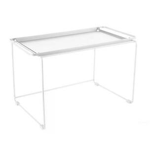 レンジラック (ホワイト)[FLOAD／フロード公式]｜キッチン スペース 収納 棚 ラック レンジ上 台 レンジラック トースター ラック トースターラック 冷蔵庫上 キッチン収納 シンプル ホワイト [0638]