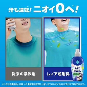 レノア超消臭　1weekSPORTS　フレッシュシトラスの香り　つめかえ用超特大サイズ゛　1,280ml×6個セット