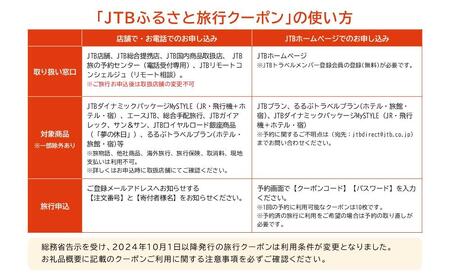 【群馬県】JTBふるさと旅行クーポン（Eメール発行）（30,000円分）