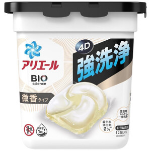 アリエールジェルボール4D 微香 本体 12個入り×6セット