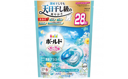 ボールド ジェルボール 4D 爽やかフレッシュサボンの香り ＆ レノアハピネスローズつめかえ用