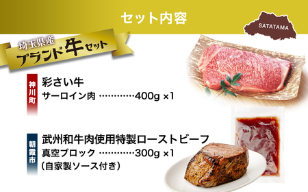 【ローストビーフ】 埼玉県産ブランド牛セットB | 牛肉
