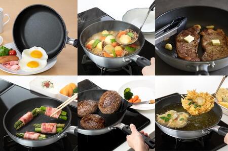 TMB-2356技逸品フライパン・ディープパン・いため鍋6点セット【和平フレイズ】