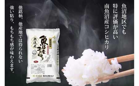 無洗米 吟精 南魚沼産コシヒカリ５kg 令和7年産 精米 