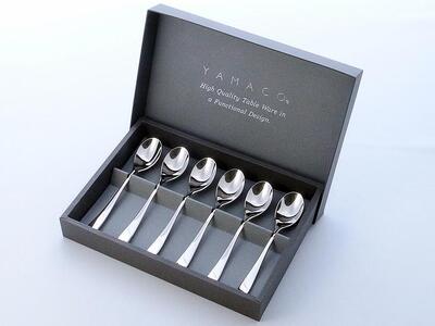 YAMAZAKIカトラリー アクアティック(Bright)ティースプーン6pcs セット