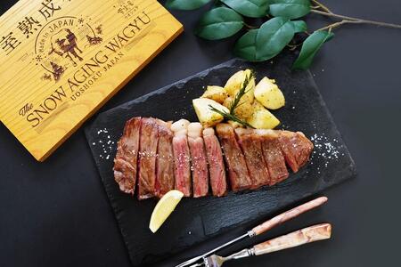 雪室熟成にいがた和牛サーロインステーキ用の返礼品画像