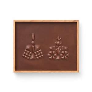 colm ひな人形 ブラウン「本革を立体成型してつくった現代のインテリアに馴染むひな人形」_雑貨 雑貨・日用品 家具・インテリア _【1501327】